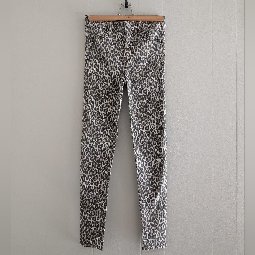American Eagle Cheetah Hi Rise Jeggings - Picture 2 of 9
